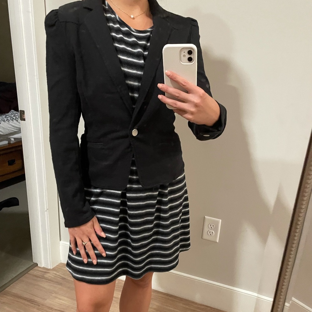 New! INC Denim black blazer